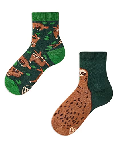 Many Mornings Unisex Kids Sloth Life Mismatched Socken, Multicolor, 27-30 von Many Mornings