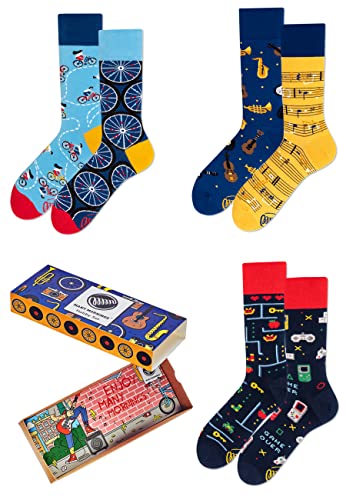 Many Mornings Unisex Socken Hobby Set - 3er Pack - 43-46 von Many Mornings