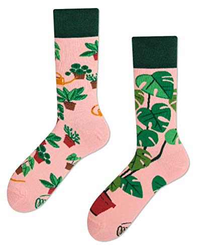 Many Mornings Unisex Plant Lover Mismatched Socken, Multi-Color, 35-38 von Many Mornings