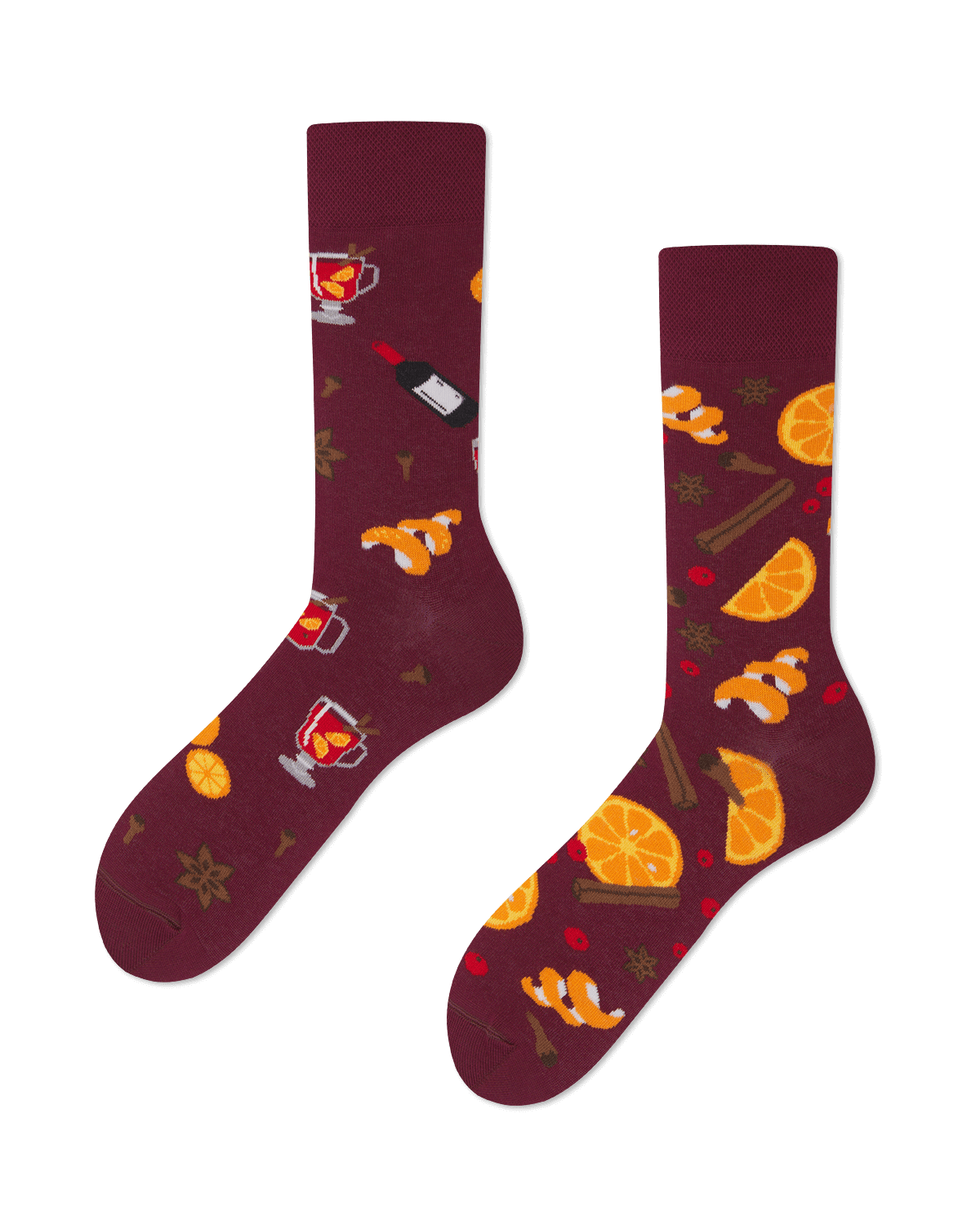 Socken mit Glühwein - Winter Warmer von Many Mornings