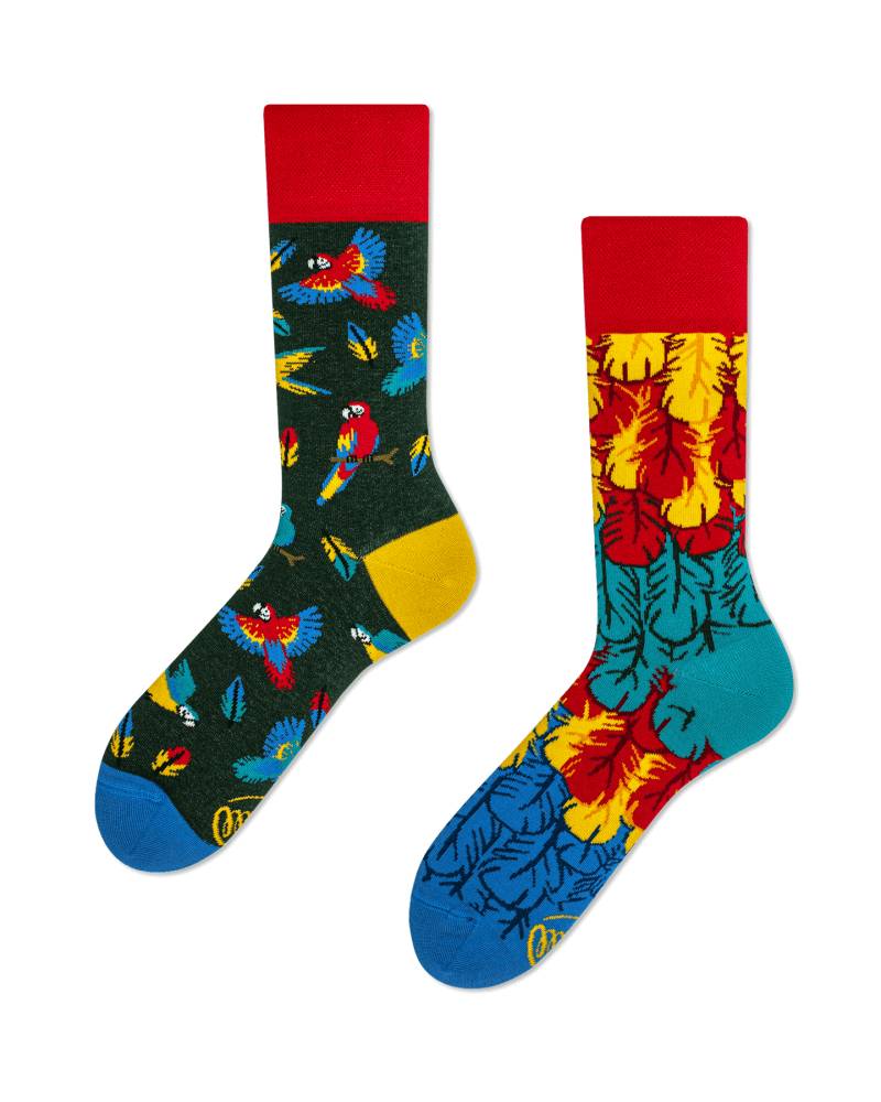 Socken mit Papageien - Paradise Parrot von Many Mornings