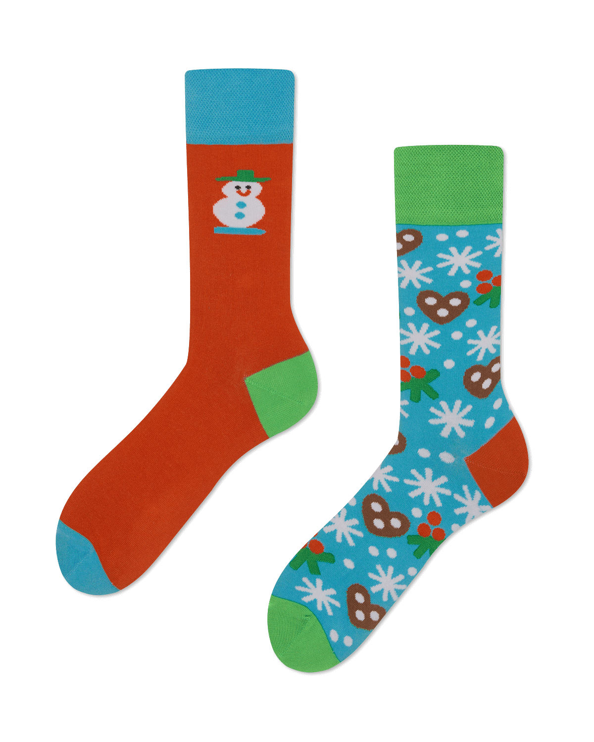 Socken mit einem Schneemann - Snow Much Fun von Many Mornings