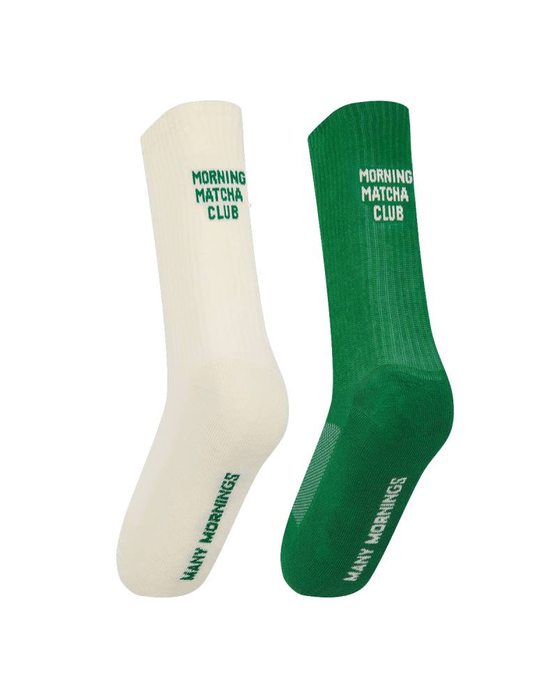 Sportliche Socken Matcha Club - Matcha Club von Many Mornings
