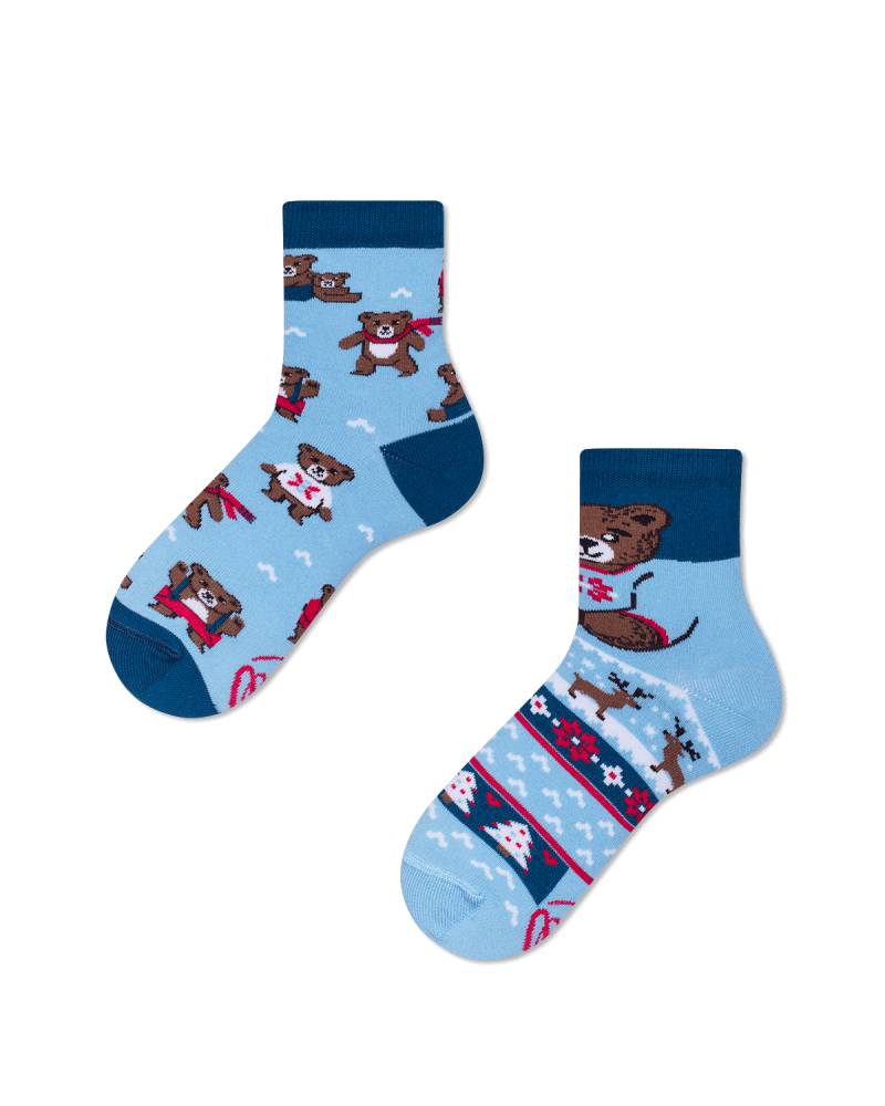 Teddybär Winter Socken - Winter Teddy Kids Teddybär Winter Socken - Winter Teddy Kids von Many Mornings