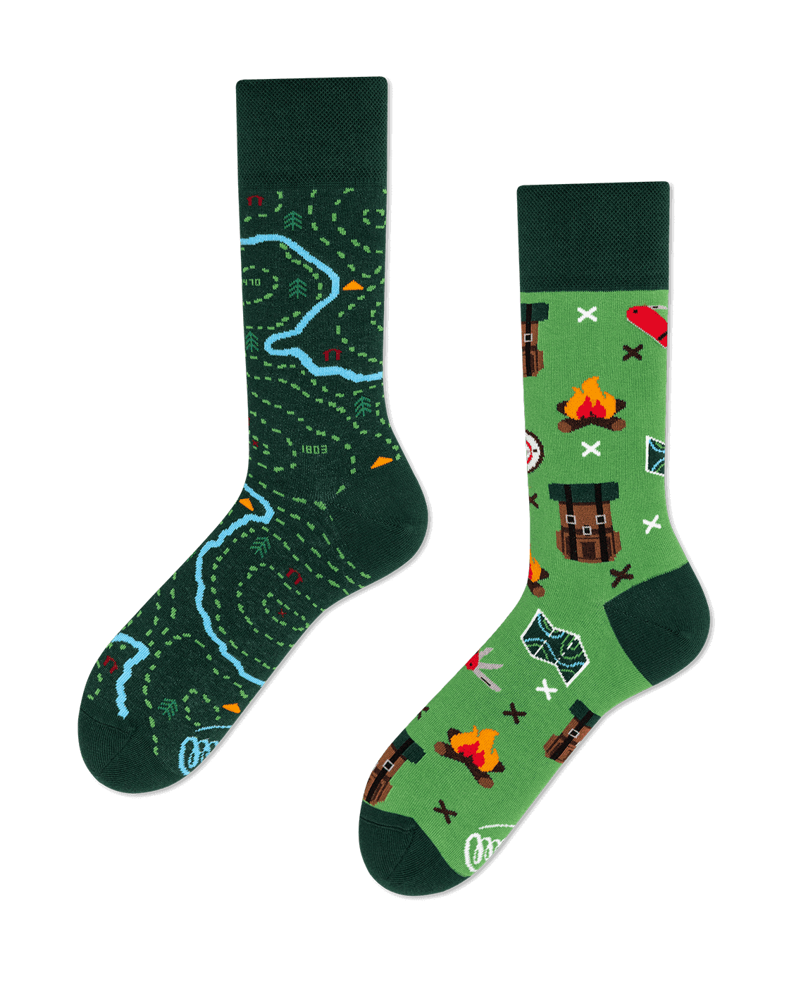 Wandersocken - The Map von Many Mornings