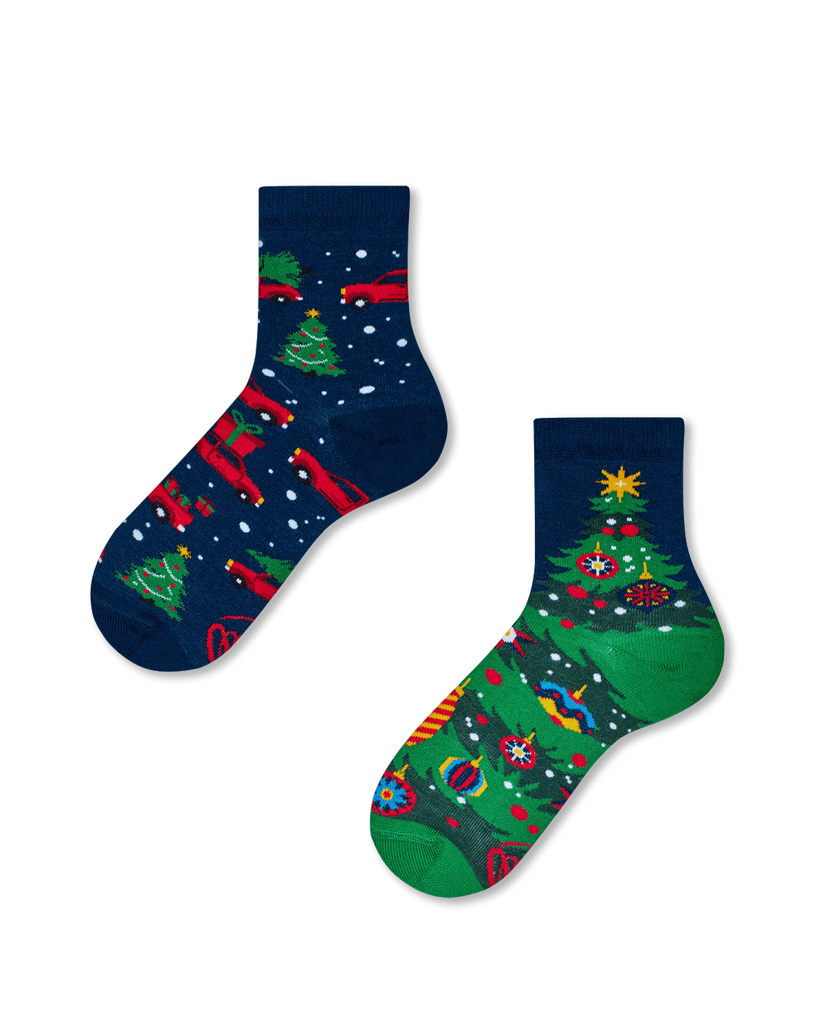 Weihnachtssocken - Xmas Tree Kids von Many Mornings