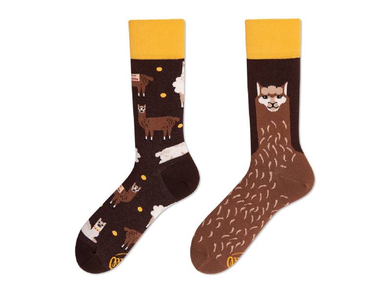 Alpaka Socken Von Many Mornings, Herren Und Damen Socken, Bunte Lustige Mismatched Geschenk Frau & Mann von ManyMornings
