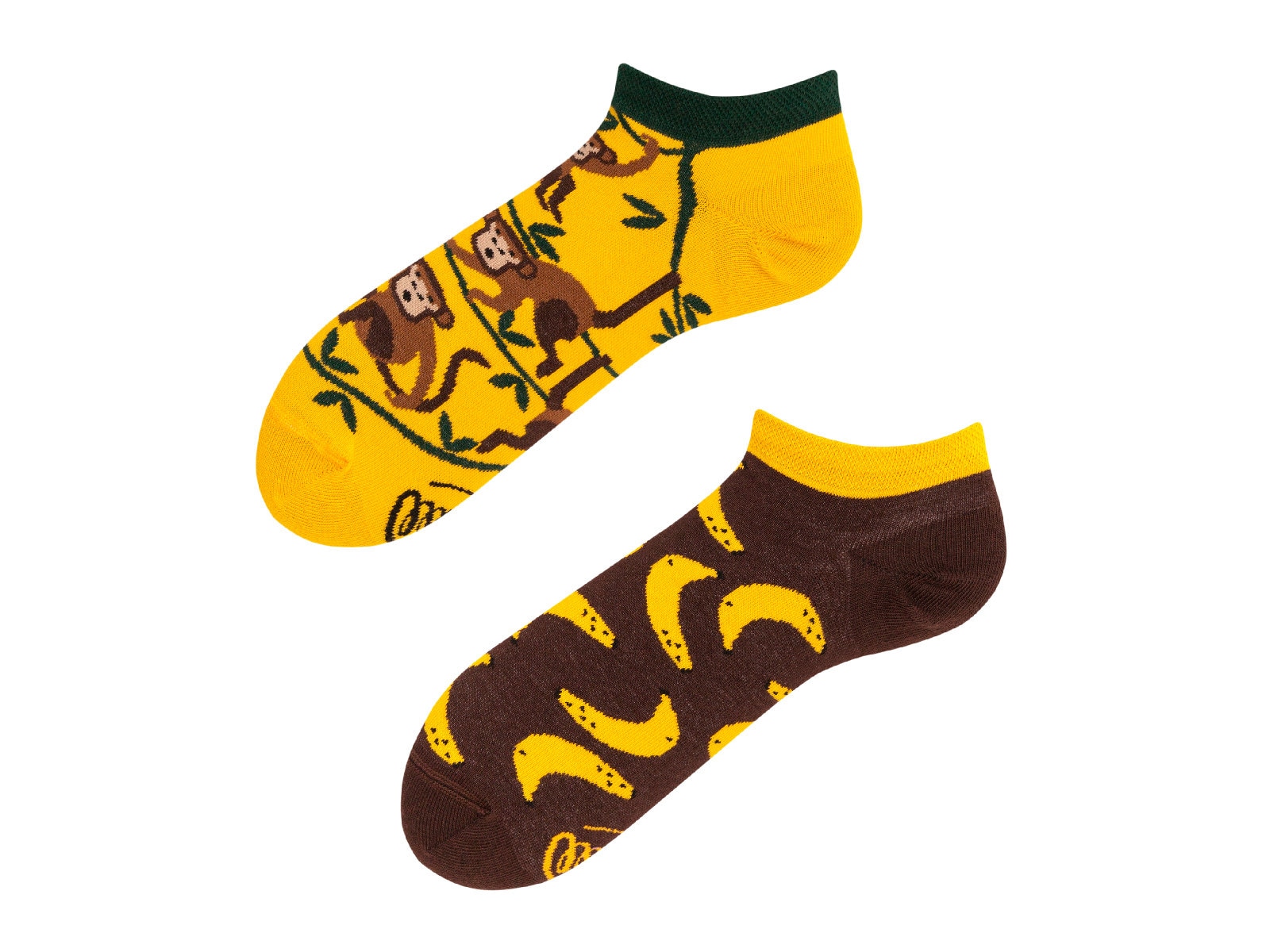 Bananen Sneaker Socken Von Many Mornings, Herren Und Damen Socken, Bunte Lustige Mismatched Geschenk Frau & Mann von ManyMornings