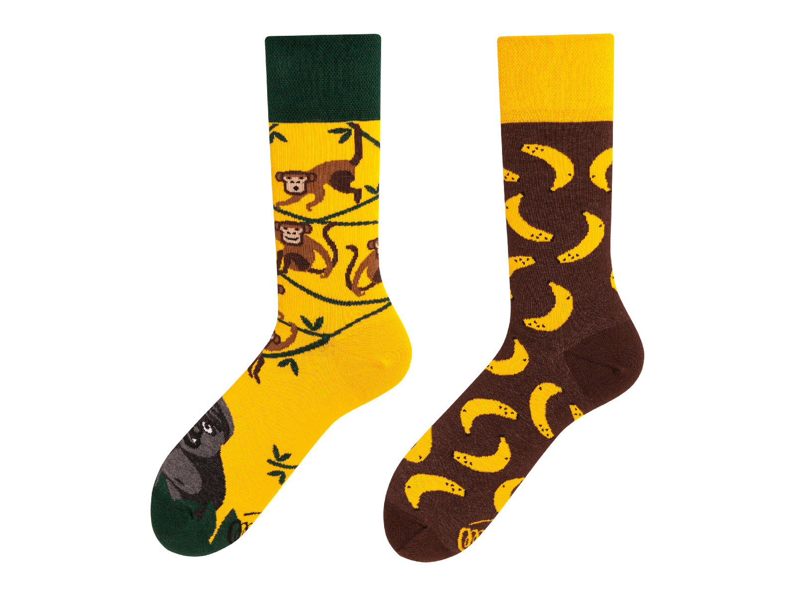 Bananen Socken Von Many Mornings, Herren Und Damen Socken, Bunte Lustige Mismatched Geschenk Frau & Mann von ManyMornings
