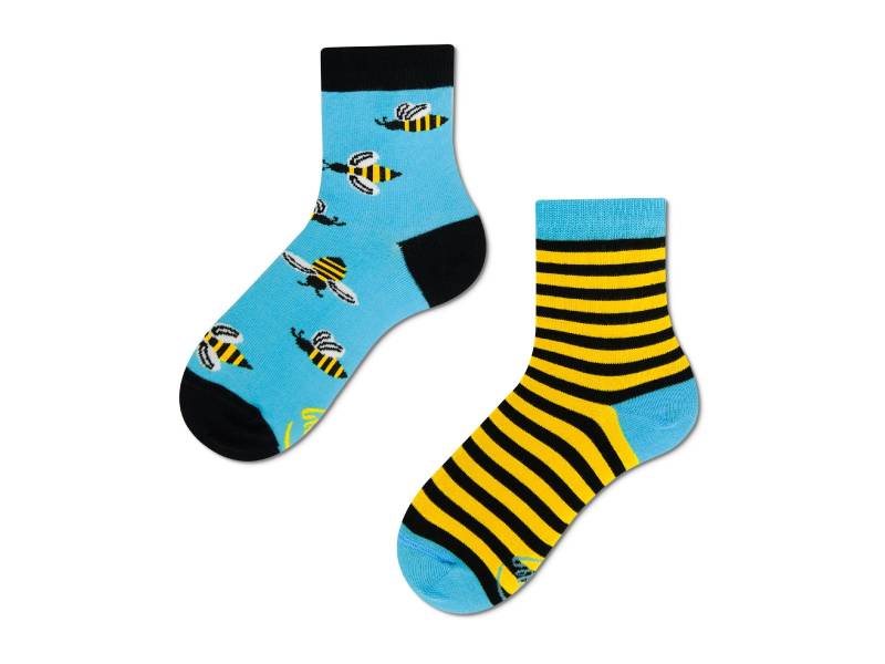 Bienen Kinder Socken Von Many Mornings, Jungen Und Mädchen Socken, Bunte & Lustige Mismatched Geschenk von ManyMornings