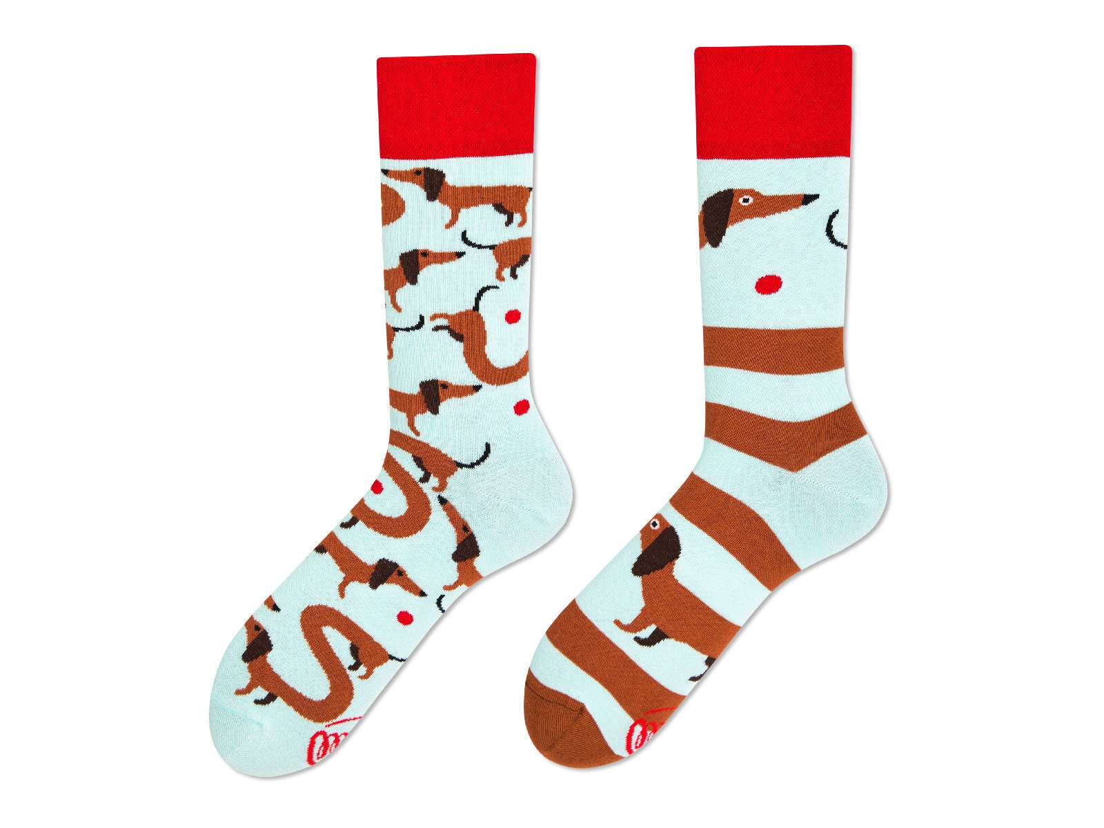 Dackel Socken Von Many Mornings, Herren Und Damen Socken, Bunte Lustige Mismatched Geschenk Frau & Mann von ManyMornings
