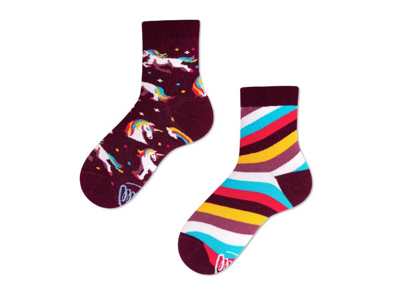 Einhorn Kinder Socken Von Many Mornings, Jungen Und Mädchen Socken, Bunte & Lustige Mismatched Geschenk von ManyMornings