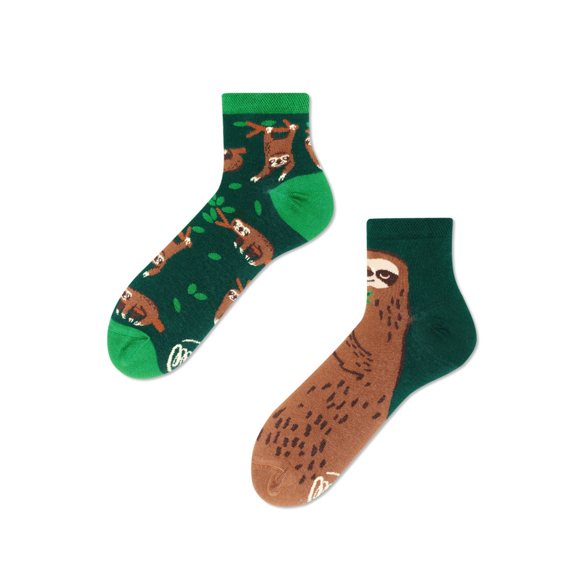 Faultier Quarter Socken Von Many Mornings, Herren Und Damen Socken, Bunte Lustige Mismatched Geschenk Frau & Mann von ManyMornings