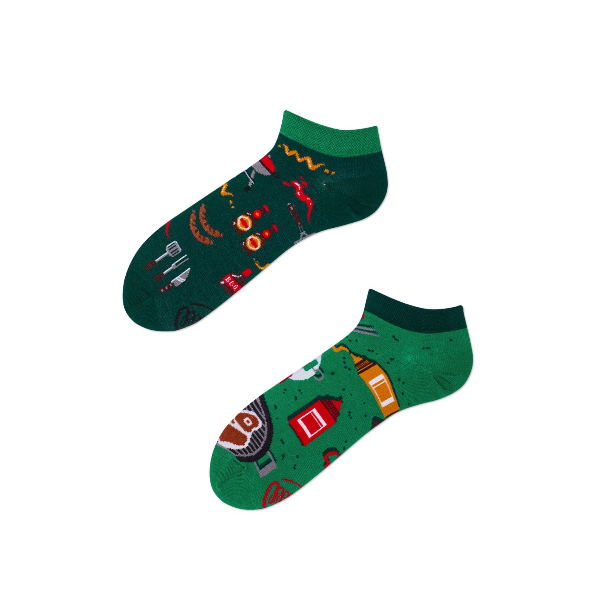 Grill Sneaker Socken Von Many Mornings, Herren Und Damen Socken, Bunte Lustige Mismatched Geschenk Frau & Mann Grill Sneaker Socken Von Many Mornings, Herren Und Damen Socken, Bunte Lustige Mismatched Geschenk Frau & Mann von ManyMornings