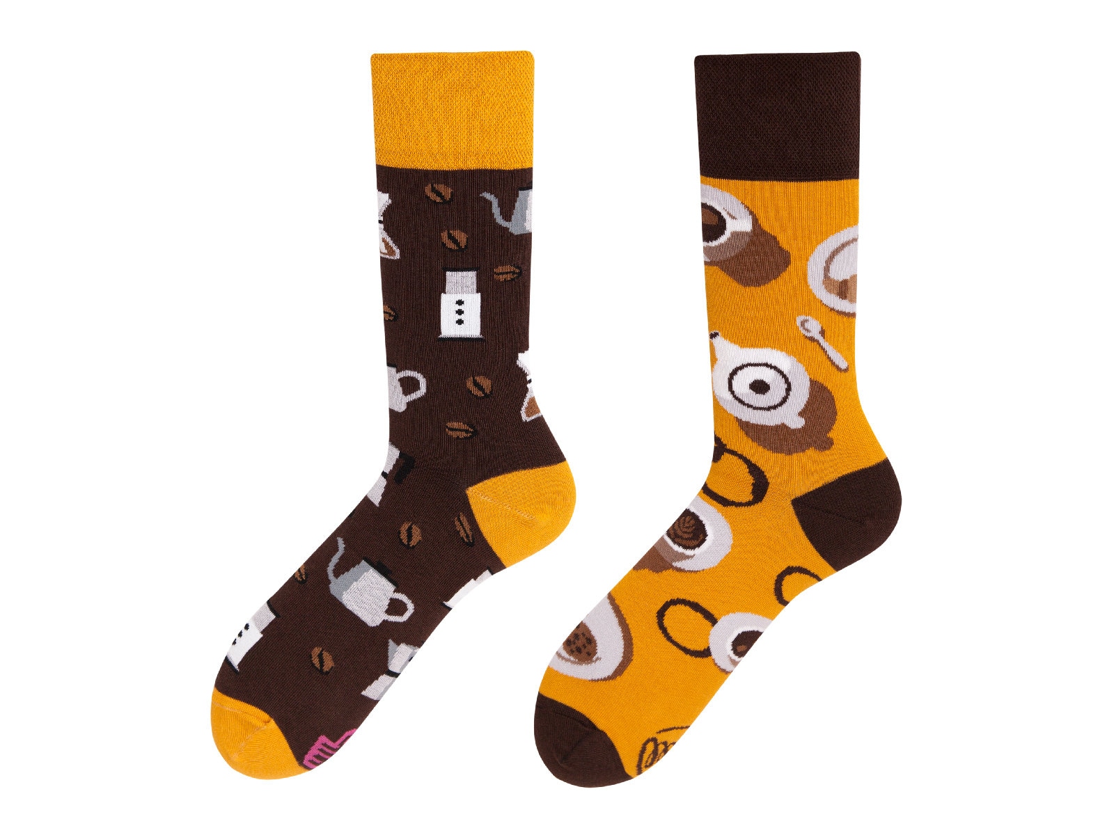 Kaffee Socken Von Many Mornings, Herren Und Damen Socken, Bunte Lustige Mismatched Geschenk Frau & Mann von ManyMornings