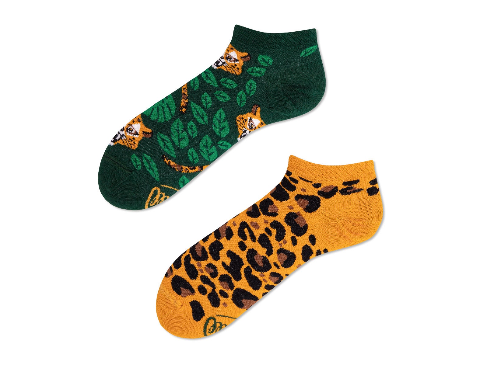 Leoparden Sneaker Socken Von Many Mornings, Herren Und Damen Socken, Bunte Lustige Mismatched Geschenk Frau & Mann von ManyMornings