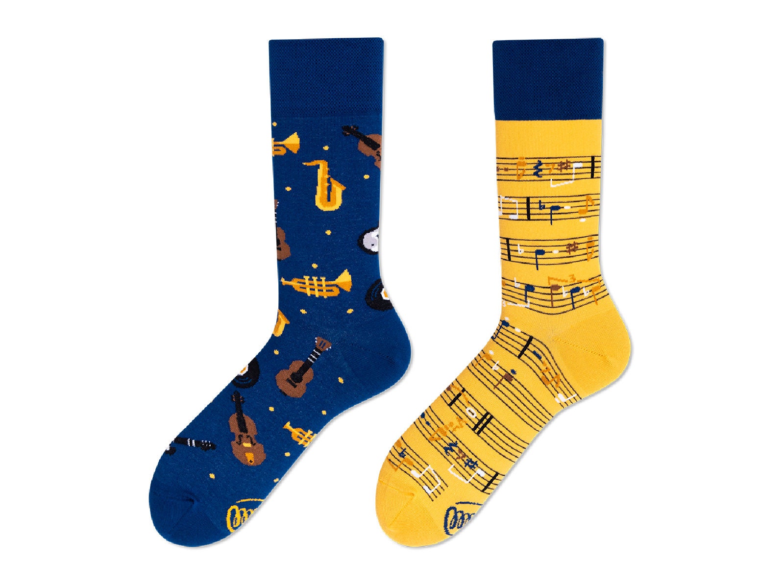 Musik Socken Von Many Mornings, Herren Und Damen Socken, Bunte Lustige Mismatched Geschenk Frau & Mann von ManyMornings