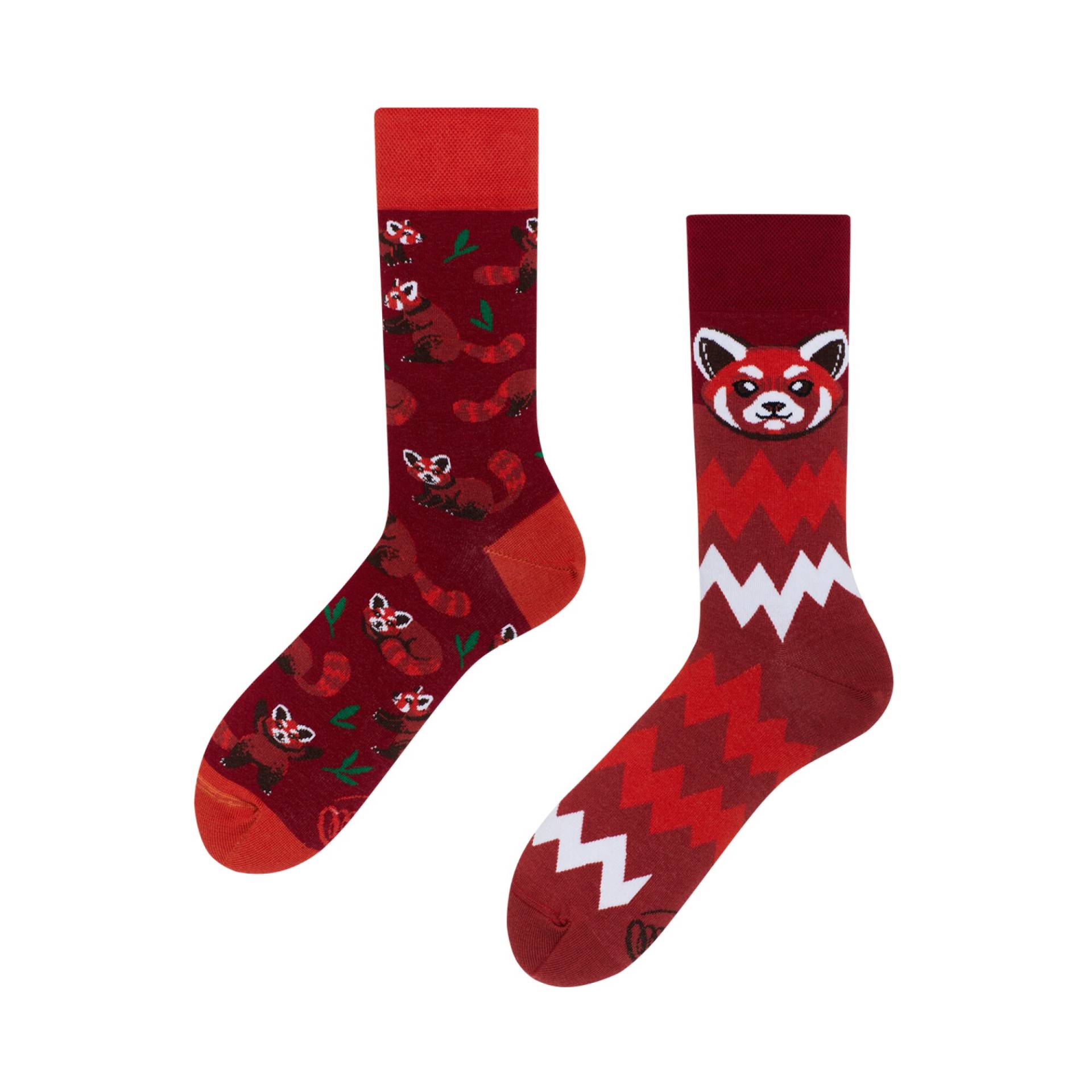 Roter Panda Socken Von Many Mornings, Herren Und Damen Socken, Bunte Lustige Mismatched Geschenk Frau & Mann von ManyMornings