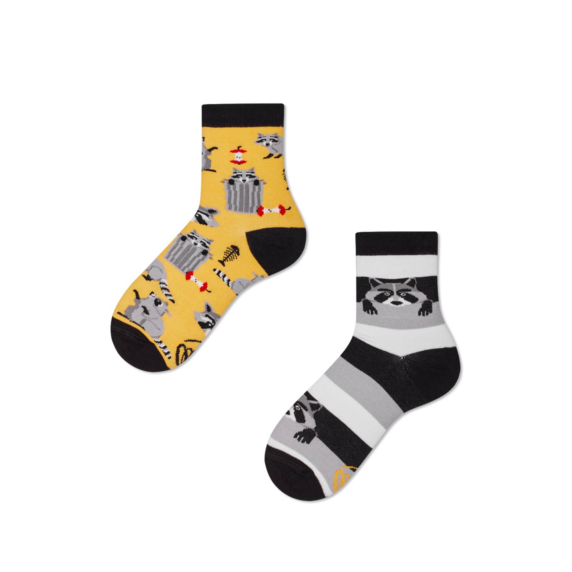 Waschbär Kinder Socken Von Many Mornings, Jungen Und Mädchen Socken, Bunte & Lustige Mismatched Geschenk von ManyMornings