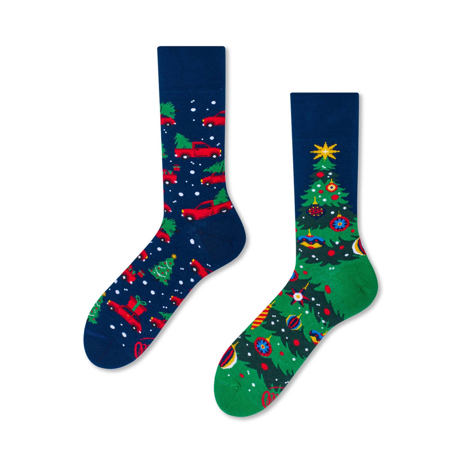 Weihnachts Socken Von Many Mornings, Herren Und Damen Socken, Bunte Lustige Mismatched Geschenk Frau & Mann von ManyMornings