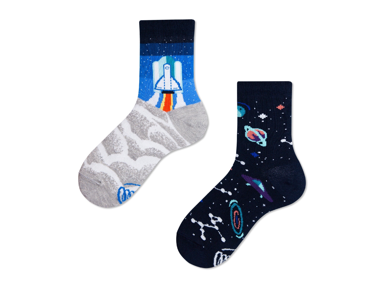 Weltraum Kinder Socken Von Many Mornings, Jungen Und Mädchen Socken, Bunte & Lustige Mismatched Geschenk von ManyMornings