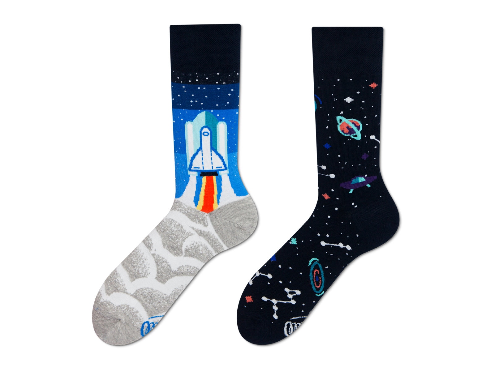 Weltraum Socken Von Many Mornings, Herren Und Damen Socken, Bunte Lustige Mismatched Geschenk Frau & Mann von ManyMornings