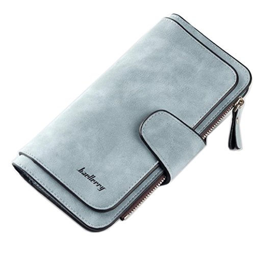 Manyip Damen Leder Geldbörsen Taschen Damen Portemonnaie Damen Geldbeutel Damenhandtasche,Brieftasche Kreditkartenetui Wallet,RFID-Diebstahlschutzmappe. Abschirmmaterial auswählen von Manyip