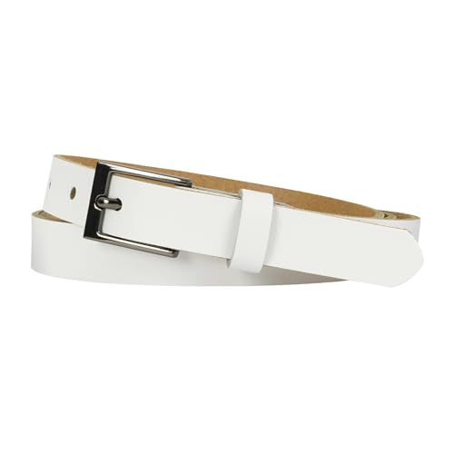 Manza Gürtel Ledergürtel Damen Herren 2cm breit echtes Leder Rindleder Neu von Manza