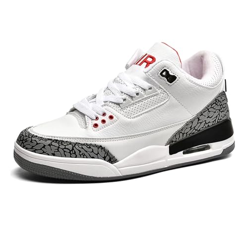 Herren Damen Basketballschuhe Mode Sport Air 3 Retro Sneaker Studenten Anti-Rutsch Jungen Mädchen mit Luftpolster Sportschuhe Herren Damen Basketballschuhe Mode Sport Air 3 Retro Sneaker Studenten Anti-Rutsch Jungen Mädchen mit Luftpolster Sportschuhe von Manzoor