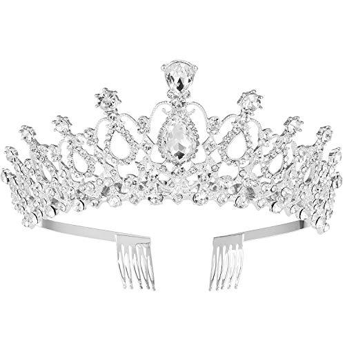 Kristall Haarband Krone Tiara Haarspange Frauen für Hochzeit, Strass Brautkrone für Party Dekoration von MaoXinTek