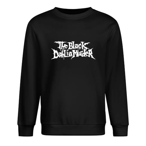 Shirt Fashion The Black Dahlia Murder - Classic Logo Men's Long Sleeve Crewneck 100% Cotton Pullover Unisex Sweatshirts Black L von Maodisen