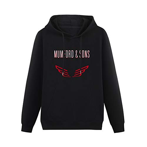 Mumford and Sons Fashion Hoody Unisex Ptinted Hoodies Long Sleeve Men's Hooded with Pocket Black XXL von Maodisen