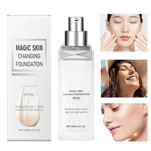 Maodom Foundation Color Changing Makeup,Foundation Color Changing Für Reife Haut - Cream Base Tonkorrektur SPF 30 Abdeckung Glow Concealer Für Frauen Maodom Foundation Color Changing Makeup,Foundation Color Changing Für Reife Haut - Cream Base Tonkorrektur SPF 30 Abdeckung Glow Concealer Für Frauen von Maodom