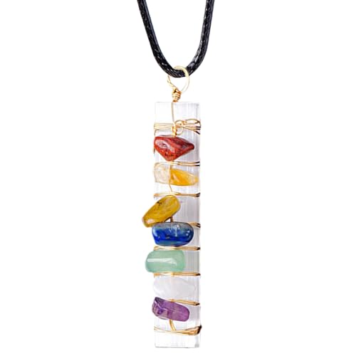 Maodom Naturstein Anhänger, Farbenfroher Kristall Charme, Drahtumwickelte Natürliche Energie-Edelsteine Für Männer Für Meditation Spirituelle Nutzung Alltag Reisen Und Partys Maodom Naturstein Anhänger, Farbenfroher Kristall Charme, Drahtumwickelte Natürliche Energie-Edelsteine Für Männer Für Meditation Spirituelle Nutzung Alltag Reisen Und Partys von Maodom