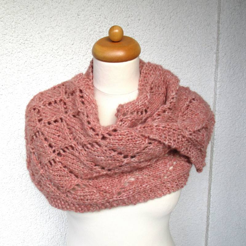 strickschal Aus Alpaka Und Wolle Handgestrickt von MaomaKreativdesign