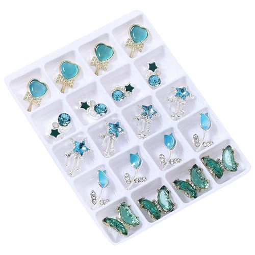 3D Nägel Strasssteine Kristall Charm Nagel Charm Gemischte Form Nägel Kunst Charm Nagel Kunst Dekorationen Für Frauen Und Mädchen von Maouira