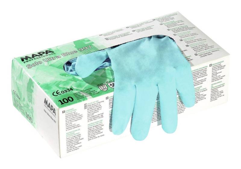 Mapa Einweghandschuhe Solo 997, (Box a 100 Stück) von Mapa