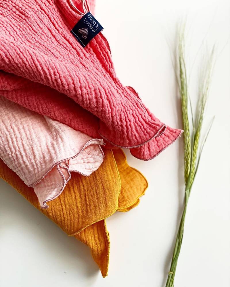 Musselin Musselinhalstuch Halstuch Schal Kopftuch Tuch Musselintuch Muslin Doublegauze Children von Mapasliebling