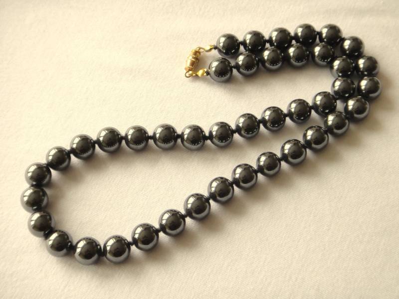 10 Mm Hämatit Halskette - Verschiedene Längenoptionen Echte Natürliche Grau Perlen Hand Geknotete Haematit Mapenzigems 10 Mm Hämatit Halskette - Verschiedene Längenoptionen Echte Natürliche Grau Perlen Hand Geknotete Haematit Mapenzigems von MapenziGems