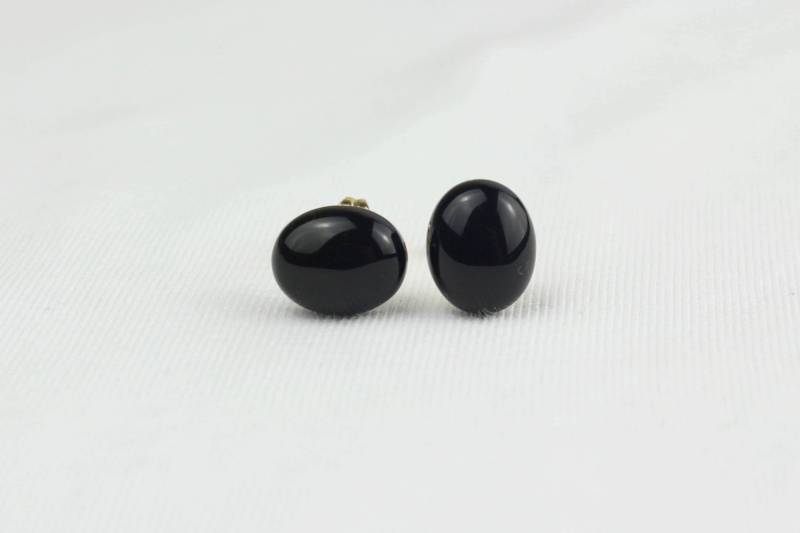 10Mm X 14Mm Schwarz Onyx Ohrstecker 10 Mm 14 Oval Cabochon Mapenzigems 10Mm X 14Mm Schwarz Onyx Ohrstecker 10 Mm 14 Oval Cabochon Mapenzigems von MapenziGems