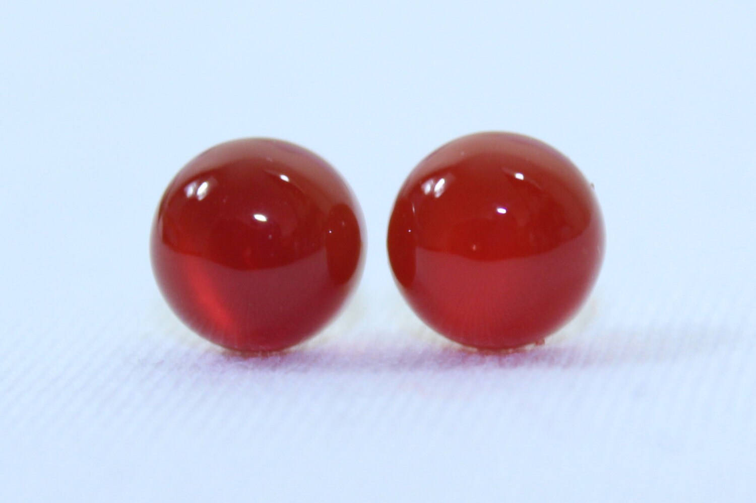 8 Mm Karneol Ohrstecker Cabochon Mapenzigems 8 Mm Karneol Ohrstecker Cabochon Mapenzigems von MapenziGems