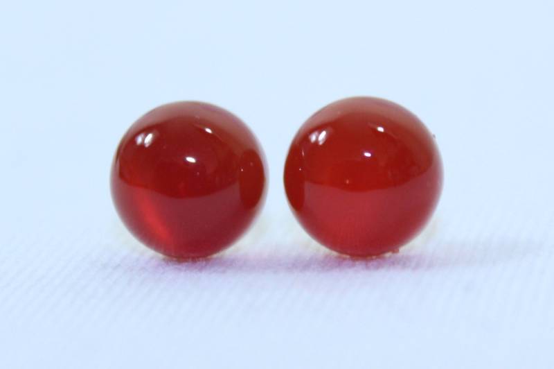8 Mm Karneol Ohrstecker Cabochon Mapenzigems 8 Mm Karneol Ohrstecker Cabochon Mapenzigems von MapenziGems