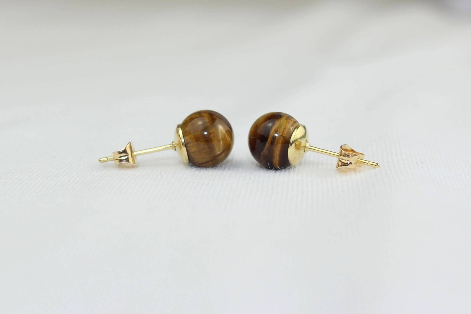 8 Mm Tigerauge Ohrstecker 8Mm Braun Ohrringe Kugel Mapenzigems 8 Mm Tigerauge Ohrstecker 8Mm Braun Ohrringe Kugel Mapenzigems von MapenziGems