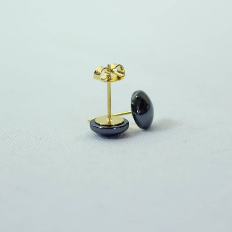 8Mm Hämatit Ohrstecker 8 Mm Ohrringe Cabochon Mapenzigems 8Mm Hämatit Ohrstecker 8 Mm Ohrringe Cabochon Mapenzigems von MapenziGems