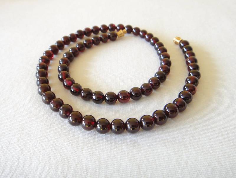 Echte Natürliche Rote Granat Halskette 5, 5 Mm/6Mm Perlen Edelstein Qualität Halskette. Mapenzigems Echte Natürliche Rote Granat Halskette 5, 5 Mm/6Mm Perlen Edelstein Qualität Halskette. Mapenzigems von MapenziGems