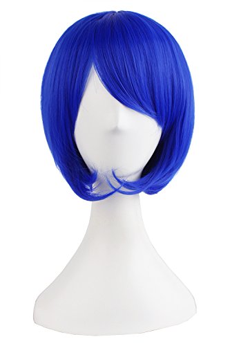 MapofBeauty 12 Zoll/30cm Dame Mode Mädchen Natürliche Kurze Gerade Perücken Diagonal Bangs Perücke (Marine Blau) MapofBeauty 12 Zoll/30cm Dame Mode Mädchen Natürliche Kurze Gerade Perücken Diagonal Bangs Perücke (Marine Blau) von MapofBeauty