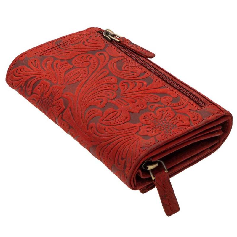 Damen Portemonnaie Geldbörsen Oder Geldbeutel Aus Echt Büffelleder Mit Rfid Schutz Kompakt Besonderes Vielen Kreditkartenfächer von MarBelloShop