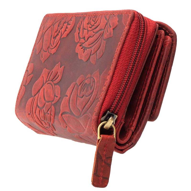 Echt Büffelleder Portemonnaie Geldbörse Oder Geldbeutel Mit Rfid Schutz Und Besonderes Vielen Kreditkartenfächer Für Damen Girls von MarBelloShop