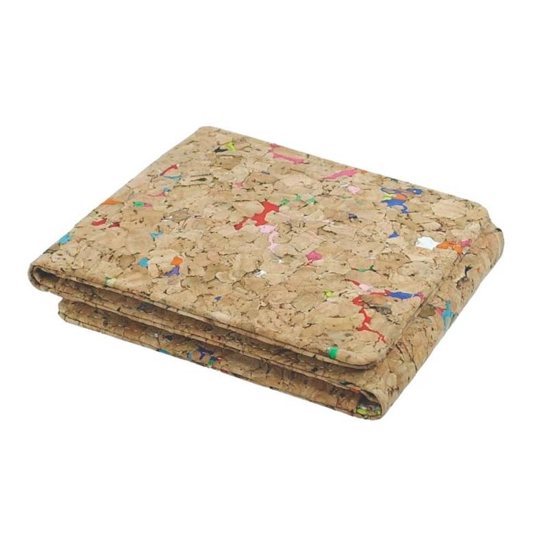 Marbello Vegan Faltbar Geldbörse Reise Geldbeutel Aus Echtem Kork Kompakt Mit Vielen Kreditkartenfächer Für Business Herren von MarBelloShop