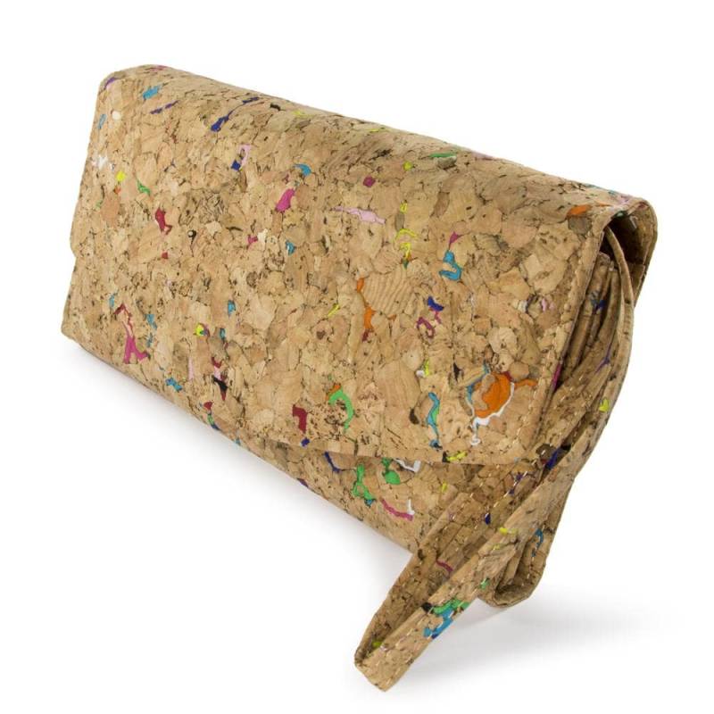 Marbello Vegan Geldbeutel, Geldbörse Reisebrieftasche Kompakt Brieftasche Aus Kork Mit Handschlaufe Für Damen Und Girls von MarBelloShop